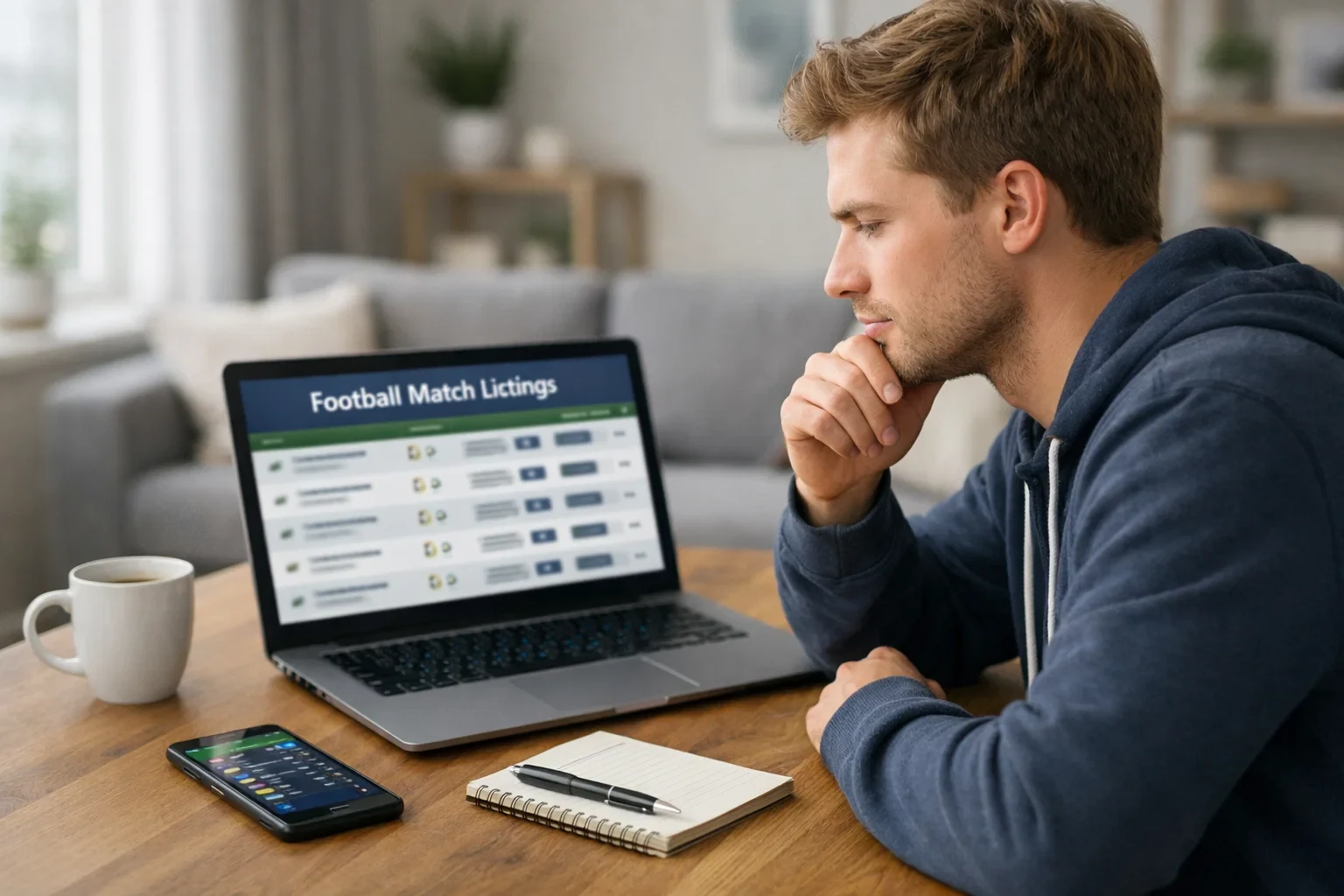 Persoon vergelijkt verschillende wedopties op een laptop